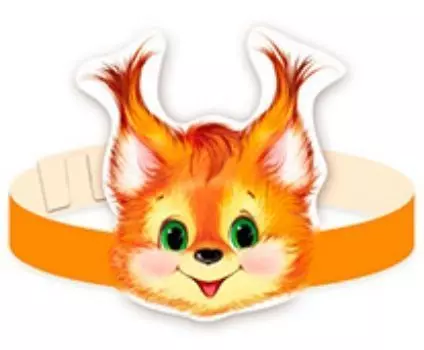 Маска-ободок "Белочка"