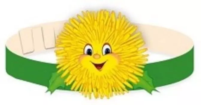 Маска-ободок "Цветок. Одуванчик"