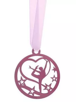 Медаль из листового железа "Гимнастика"