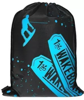 Мешок спортивный "Вэйкборд", черный