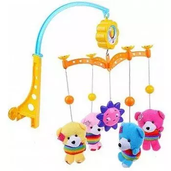 Музыкальная заводная карусель, механическая