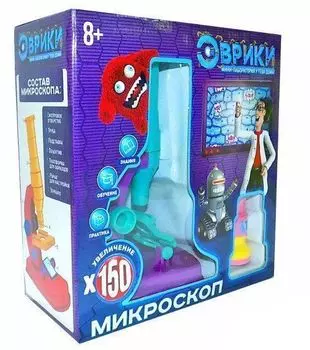 Набор биолога "Биомир". Микроскоп, 5 предметов