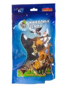 Набор диких животных Bondibon "Ребятам о зверятах", 5 шт.