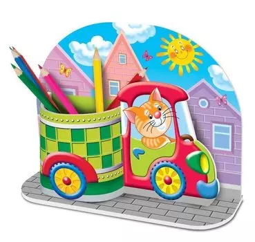 Набор для творчества "Карандашница. Машинка"