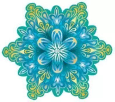 Новогоднее украшение "Снежинка"