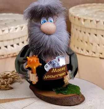 Оберег "Домовой. Моему добытчику", микс