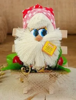 Оберег "Кузя принесёт счастье и достаток", микс