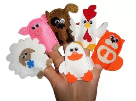 Пальчиковый театр "Домашние любимцы"