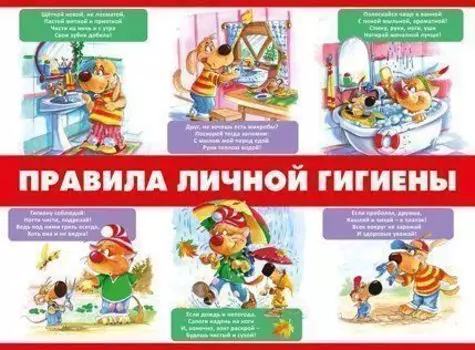 Плакат "Правила личной гигиены"