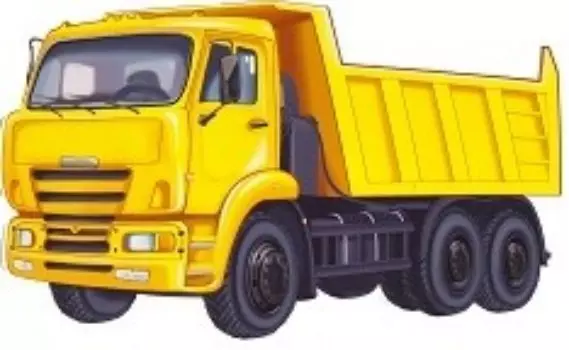 Плакат вырубной "Грузовик"