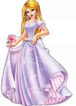 Плакат вырубной "Принцесса"