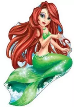 Плакат вырубной "Русалочка"