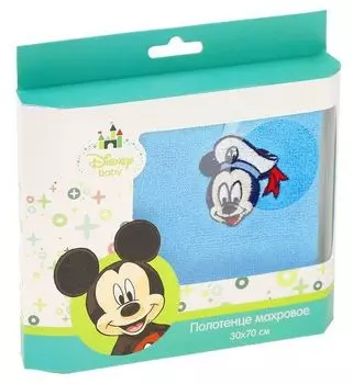 Полотенце махровое с вышивкой "Микки Маус"