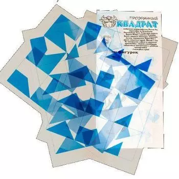 Развивающая игра "Прозрачный квадрат". Воскобович