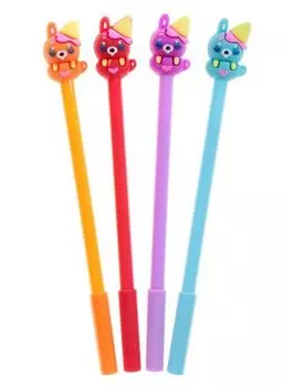 Ручка гелевая-прикол "Котенок", микс