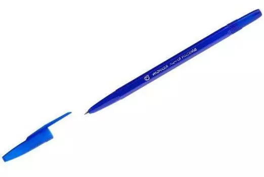 Ручка шариковая масляная "Тонкая линия письма", синяя