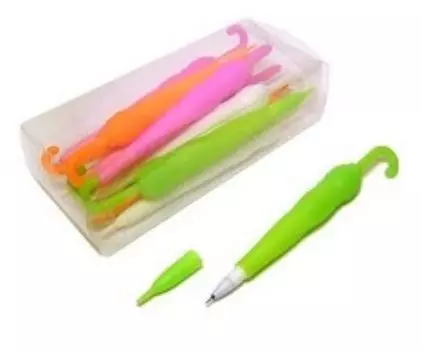 Ручка шариковая шпион "Зонтик", с ластиком