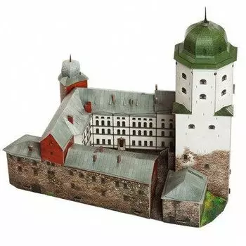 Сборная модель из картона "Выборгский замок"