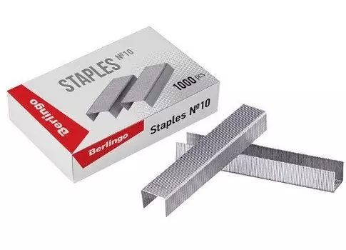 Скобы для степлера №10, оцинкованные