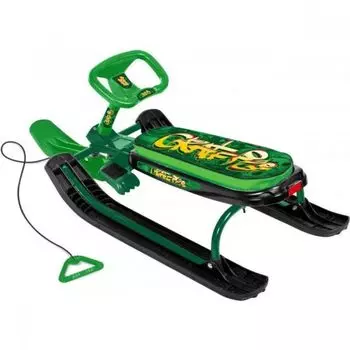 Снегокат "Граффити", зеленый