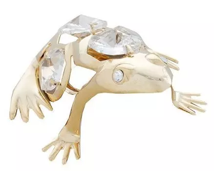 Сувенир "Лягушка", с хрусталиками Сваровски