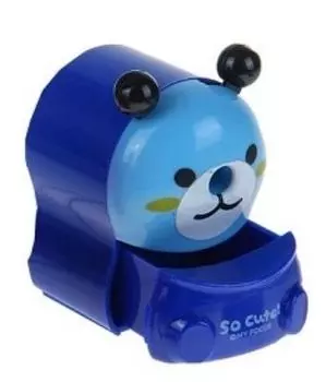 Точилка механическая с контейнером "Мишка"