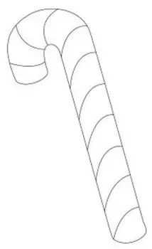 Трафарет для цветного песка "Карамель"