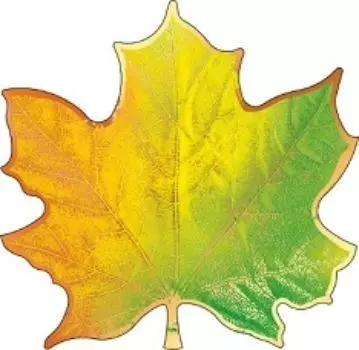 Украшение на скотче "Кленовый лист"