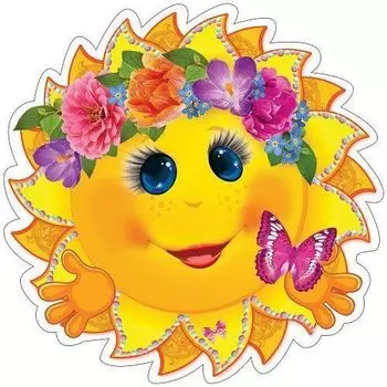 Украшение на скотче "Солнышко"