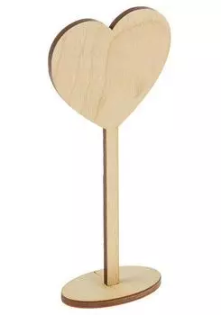 Заготовка сердце на подставке