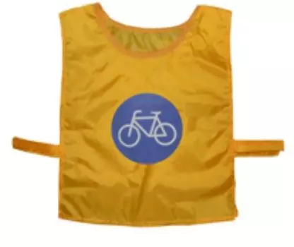 Жилет. Дорожный знак "Велосипедная дорожка"