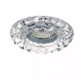 002120 Светильник SOLO RAY CR MR16/HP16 ХРОМ/ПРОЗРАЧНЫЙ (в комплекте)