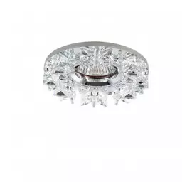 002554 Светильник INGRANO MR16/HP16 ХРОМ/ЗЕРКАЛЬНЫЙ (в комплекте)