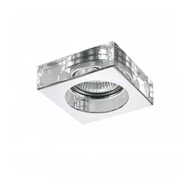 006144 Светильник LUI MINI MR16/HP16 ХРОМ/ПРОЗРАЧНЫЙ (в комплекте)