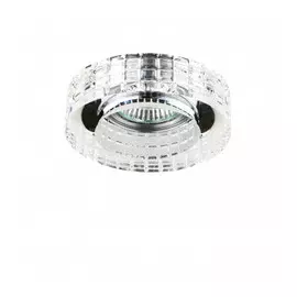 006350 Светильник LEI FACETO CR MR16 ХРОМ/ПРОЗРАЧНЫЙ (в комплекте)