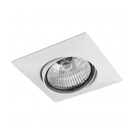 011030 Светильник LEGA QUA ADJ MR16/HP16 БЕЛЫЙ (в комплекте)