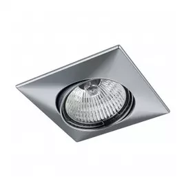 011039 Светильник LEGA QUA ADJ MR16/HP16 ХРОМ МАТОВЫЙ (в комплекте)