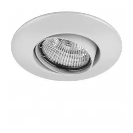 011050 Светильник LEGA 11 ADJ MR11/HP11 БЕЛЫЙ (в комплекте)