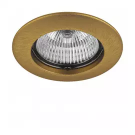 011073 Светильник TESO FIX MR16/HP16 ЛАТУНЬ (в комплекте)