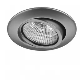 011089 Светильник TESO ADJ MR16/ HP16 ХРОМ МАТОВЫЙ (в комплекте)