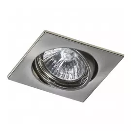 011945 Светильник LEGA16 QUA MR16/HP16 НИКЕЛЬ (в комплекте)