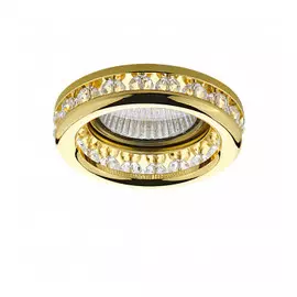 031702 Светильник MONILO INC MR16/HP16 ЗОЛОТО/ПРОЗРАЧНЫЙ (в комплекте)