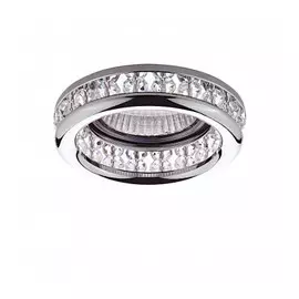 031704 Светильник MONILO INC MR16/HP16 ХРОМ/ПРОЗРАЧНЫЙ (в комплекте)