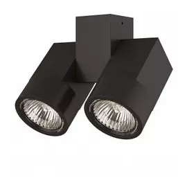 051037 Светильник ILLUMO HP16X2 ЧЕРНЫЙ (в комплекте)