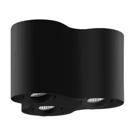 052037 Светильник BINOCO HP16Х3 ЧЕРНЫЙ (в комплекте)