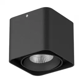052117-IP65 Светильник MONOCCO LED10W 600LM 30G ЧЕРНЫЙ 4000K (в комплекте)