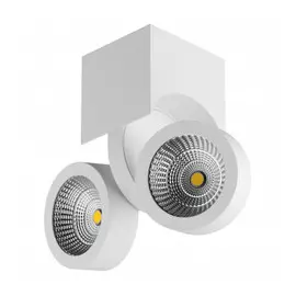055364 Светильник SNODO LED 2*10W 1960LM 23G БЕЛЫЙ 4000K IP20 (в комплекте)