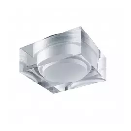 070242 Светильник ARTICO QUA LED 5W 400LM ХРОМ/ПРОЗРАЧНЫЙ/МАТОВЫЙ 3000K (в комплекте)