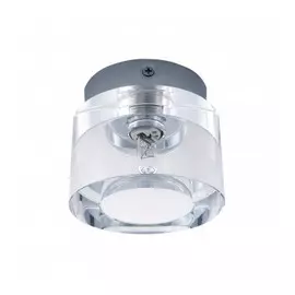 160104 Светильник TUBO CR G9 ХРОМ/ПРОЗРАЧНЫЙ (в комплекте)
