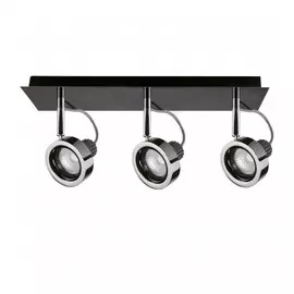 210138*** Светильник VARIETA 16 HP16*3 ЧЕРНЫЙ ХРОМ (в комплекте)